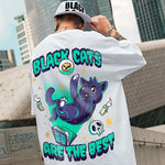 Cargar imagen en el visor de la galería, Camiseta Japonesa 'Black Cats'
