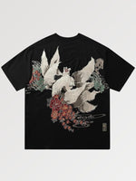 Cargar imagen en el visor de la galería, Camiseta Japonesa Bordada "Zorro"
