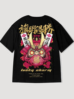 Cargar imagen en el visor de la galería, Camiseta Japonesa Daruma 'Lucky Charm'
