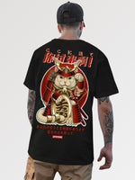 Cargar imagen en el visor de la galería, Camiseta Japonesa "Gato Guerrero"

