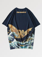 Cargar imagen en el visor de la galería, Camiseta Japonesa Gold Dragon 'Arigato'
