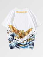 Cargar imagen en el visor de la galería, Camiseta Japonesa Gold Dragon 'Arigato'
