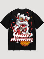 Cargar imagen en el visor de la galería, Camiseta Japonesa Lion Dance 'Ikimasu'
