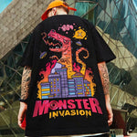 Cargar imagen en el visor de la galería, Camiseta Japonesa Monster Invasion 'Akuma'
