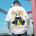 Cargar imagen en el visor de la galería, Camiseta Japonesa Panda 'Many Fortunes'
