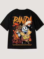 Cargar imagen en el visor de la galería, Camiseta Japonesa 'Panda Samurái'
