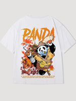 Cargar imagen en el visor de la galería, Camiseta Japonesa 'Panda Samurái'
