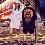 Cargar imagen en el visor de la galería, Camiseta Motivos Japoneses 'Gato Samurái'
