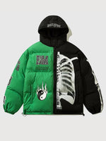 Cargar imagen en el visor de la galería, Chaqueta Acolchada Estampado Streetwear 'Sukeruton'
