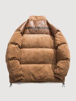 Cargar imagen en el visor de la galería, Chaqueta Acolchada Marrón de Algodón 'Kuri'
