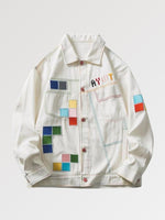 Cargar imagen en el visor de la galería, Chaqueta con Panel de Color 'Shingo'

