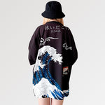 Cargar imagen en el visor de la galería, Chaqueta Kimono Carpa de Kanagawa 'Anpanman'
