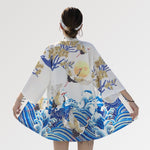 Cargar imagen en el visor de la galería, Chaqueta Kimono Estampado Luz de Luna 'Satsunan'
