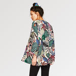 Cargar imagen en el visor de la galería, Chaqueta Kimono Floral Mujer 'Seijiri'

