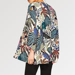 Cargar imagen en el visor de la galería, Chaqueta Kimono Floral Mujer 'Seijiri'
