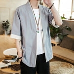 Cargar imagen en el visor de la galería, Chaqueta Kimono Hombre 'Born to Beat'
