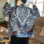Cargar imagen en el visor de la galería, Chaqueta Kimono Hombre 'Gifu'
