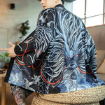 Cargar imagen en el visor de la galería, Chaqueta Kimono Hombre 'Gifu'
