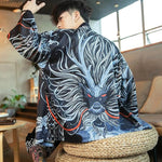 Cargar imagen en el visor de la galería, Chaqueta Kimono Hombre 'Gifu'
