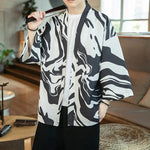 Cargar imagen en el visor de la galería, Chaqueta Kimono Hombre 'Hamamatsu'
