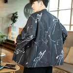 Cargar imagen en el visor de la galería, Chaqueta Kimono Hombre 'Himeji'
