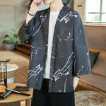 Cargar imagen en el visor de la galería, Chaqueta Kimono Hombre 'Himeji'
