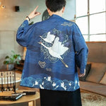 Cargar imagen en el visor de la galería, Chaqueta Kimono Hombre 'Kitano'
