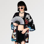 Cargar imagen en el visor de la galería, Chaqueta Kimono Mujer Dragón 'Nakamura'
