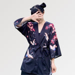 Cargar imagen en el visor de la galería, Chaqueta Kimono Mujer 'Habomai'
