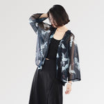 Cargar imagen en el visor de la galería, Chaqueta Kimono Mujer Transparente 'Amakusa'
