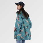 Cargar imagen en el visor de la galería, Chaqueta Kimono Mujer Verde Turquesa 'Ussei Wa'
