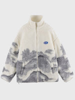 Cargar imagen en el visor de la galería, Chaqueta Polar con Cremallera Estampado Niebla 'Ichihara'
