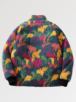 Cargar imagen en el visor de la galería, Chaqueta Polar con Cremallera Estampado Sabana 'Kitagawa'

