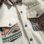 Cargar imagen en el visor de la galería, Chaqueta Retro Patchwork 'Patchiwaku'
