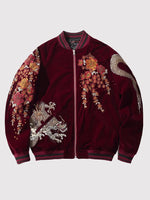 Cargar imagen en el visor de la galería, Chaqueta Sukajan Dragón Japonés 'Yamanashi'
