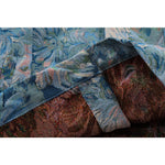 Cargar imagen en el visor de la galería, Chaqueta Vaquera Azul Estampado Floral 'Koyuki'
