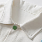 Cargar imagen en el visor de la galería, Chaqueta Vaquera Blanca Minimalista 'Hisamoto'
