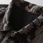 Cargar imagen en el visor de la galería, Chaqueta Vaquera Estampado Paisley 'Matsudaira'
