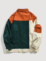 Cargar imagen en el visor de la galería, Chaqueta Vintage de Pana 'Patchwork'
