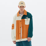Cargar imagen en el visor de la galería, Chaqueta Vintage de Pana 'Patchwork'
