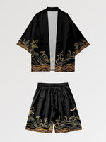 Cargar imagen en el visor de la galería, Conjunto Kimono Corto 'Aichi'
