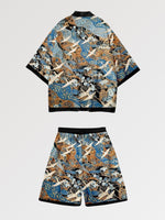 Cargar imagen en el visor de la galería, Conjunto Kimono Short 'Dento-Teki'
