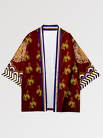 Cargar imagen en el visor de la galería, Conjunto Kimono Short 'Doragon x Bamboo'
