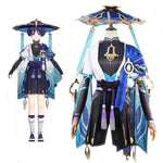 Cargar imagen en el visor de la galería, Cosplay Scaramouche Genshin Impact azul

