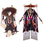 Cargar imagen en el visor de la galería, Cosplay Scaramouche Genshin Impact negro
