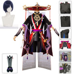 Cargar imagen en el visor de la galería, Cosplay Scaramouche Genshin Impact negro

