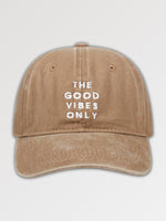 Cargar imagen en el visor de la galería, Gorra Estilo Japonés 'Good Vibes Only'

