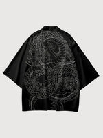 Cargar imagen en el visor de la galería, Haori Japonés 'Doragon'
