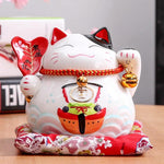 Cargar imagen en el visor de la galería, Hucha Maneki-Neko 'Hoja de Otoño'
