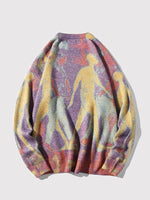Cargar imagen en el visor de la galería, Jersey Multicolor Estampado Silueta 'Tashoku'
